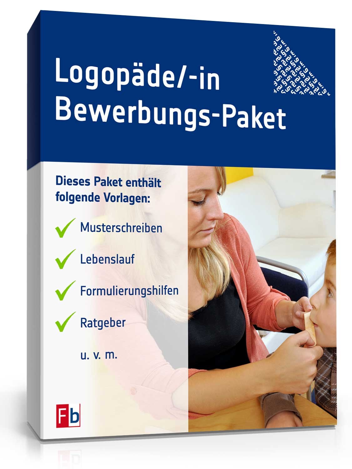 Hauptbild des Produkts: Bewerbungs-Paket Logopädie