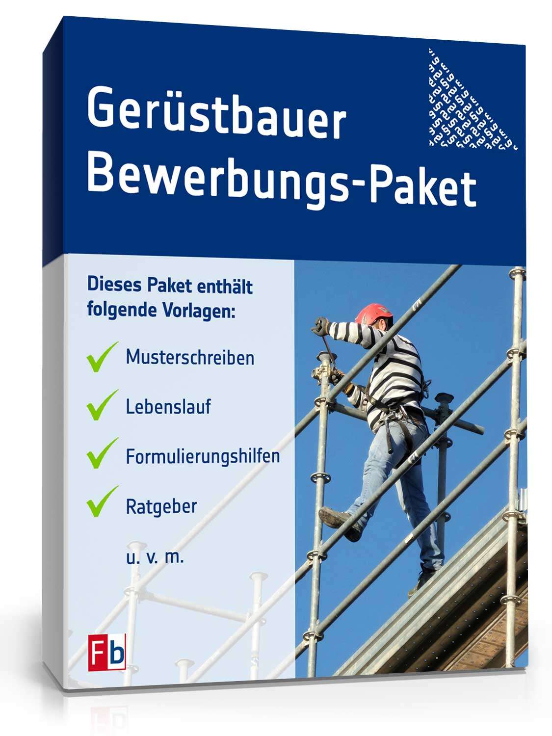Hauptbild des Produkts: Bewerbungs-Paket Gerüstbauer 