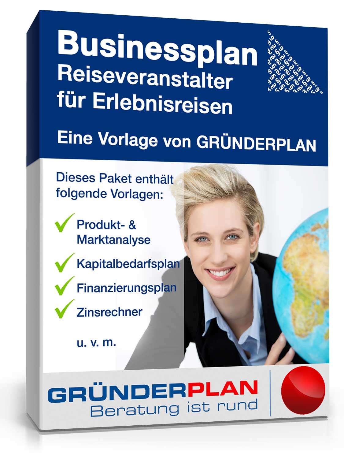 Hauptbild des Produkts: Businessplan Reiseveranstalter für Erlebnisreisen von Gründerplan