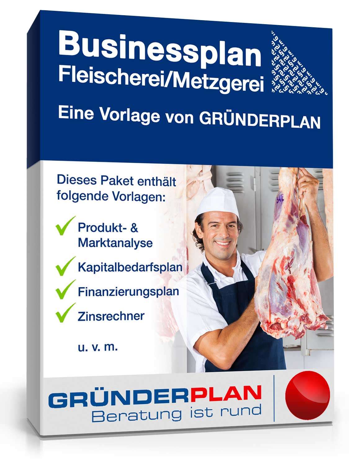 Hauptbild des Produkts: Businessplan Fleischerei/Metzgerei von Gründerplan