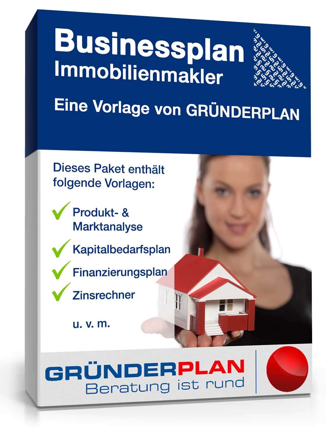 Hauptbild des Produkts: Businessplan Immobilienmakler von Gründerplan