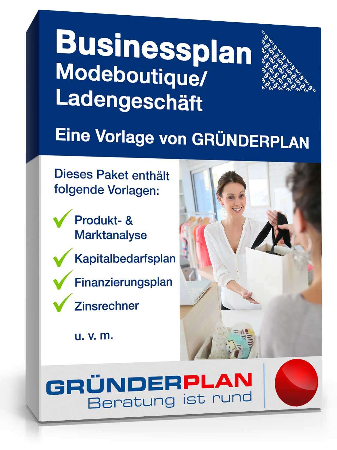 Hauptbild des Produkts: Businessplan Modeboutique/Ladengeschäft von Gründerplan