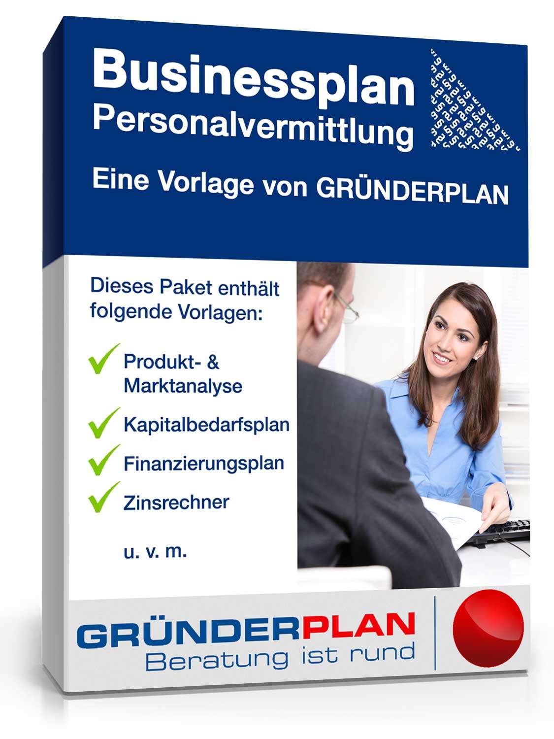 Hauptbild des Produkts: Businessplan Personalvermittlung von Gründerplan
