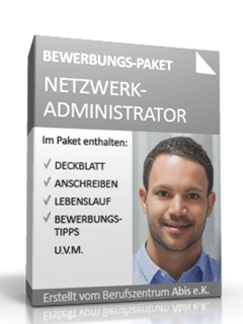 Hauptbild des Produkts: Bewerbungs-Paket Netzwerkadministrator 