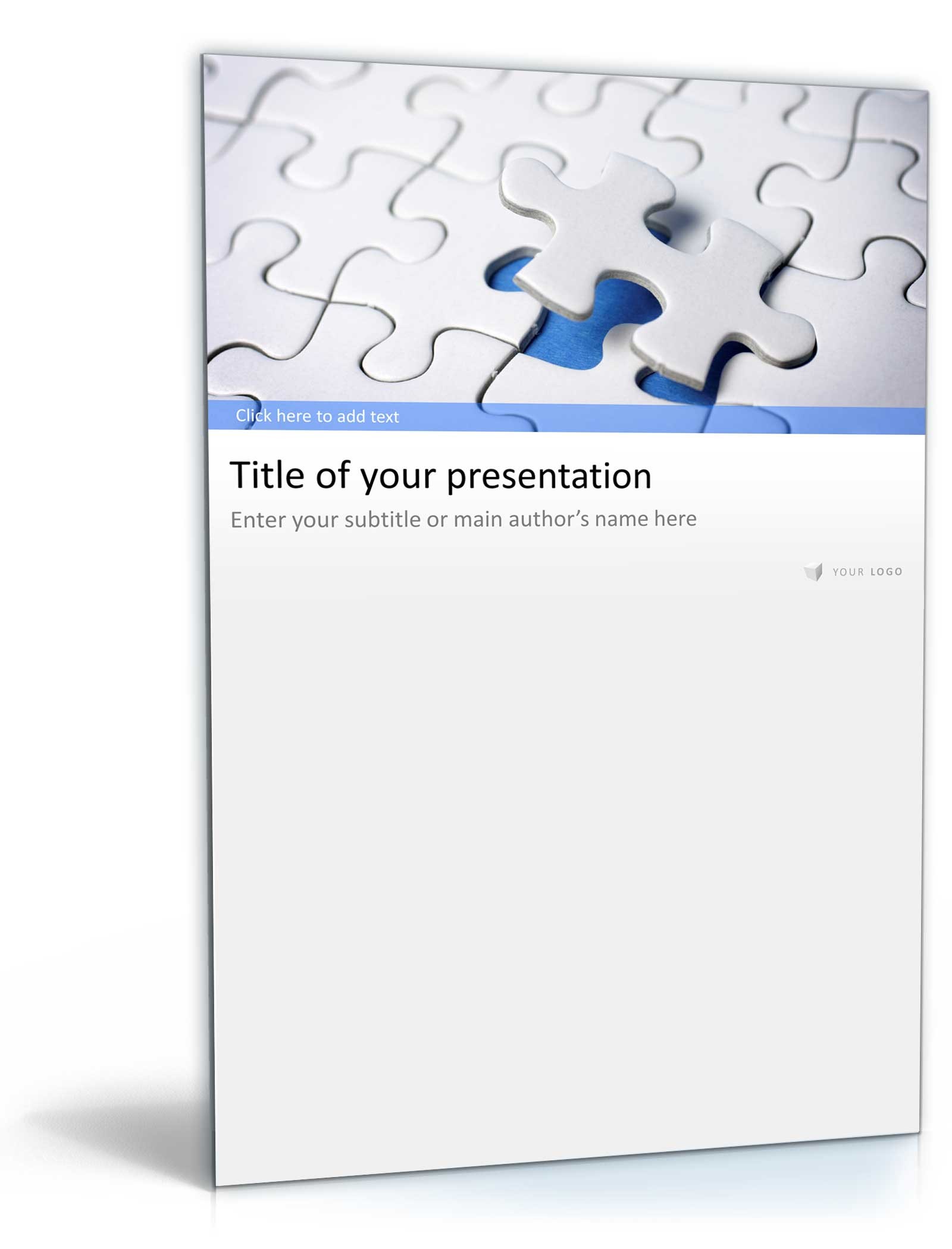 Hauptbild des Produkts: PowerPoint Vorlage Business Präsentation Puzzle Design