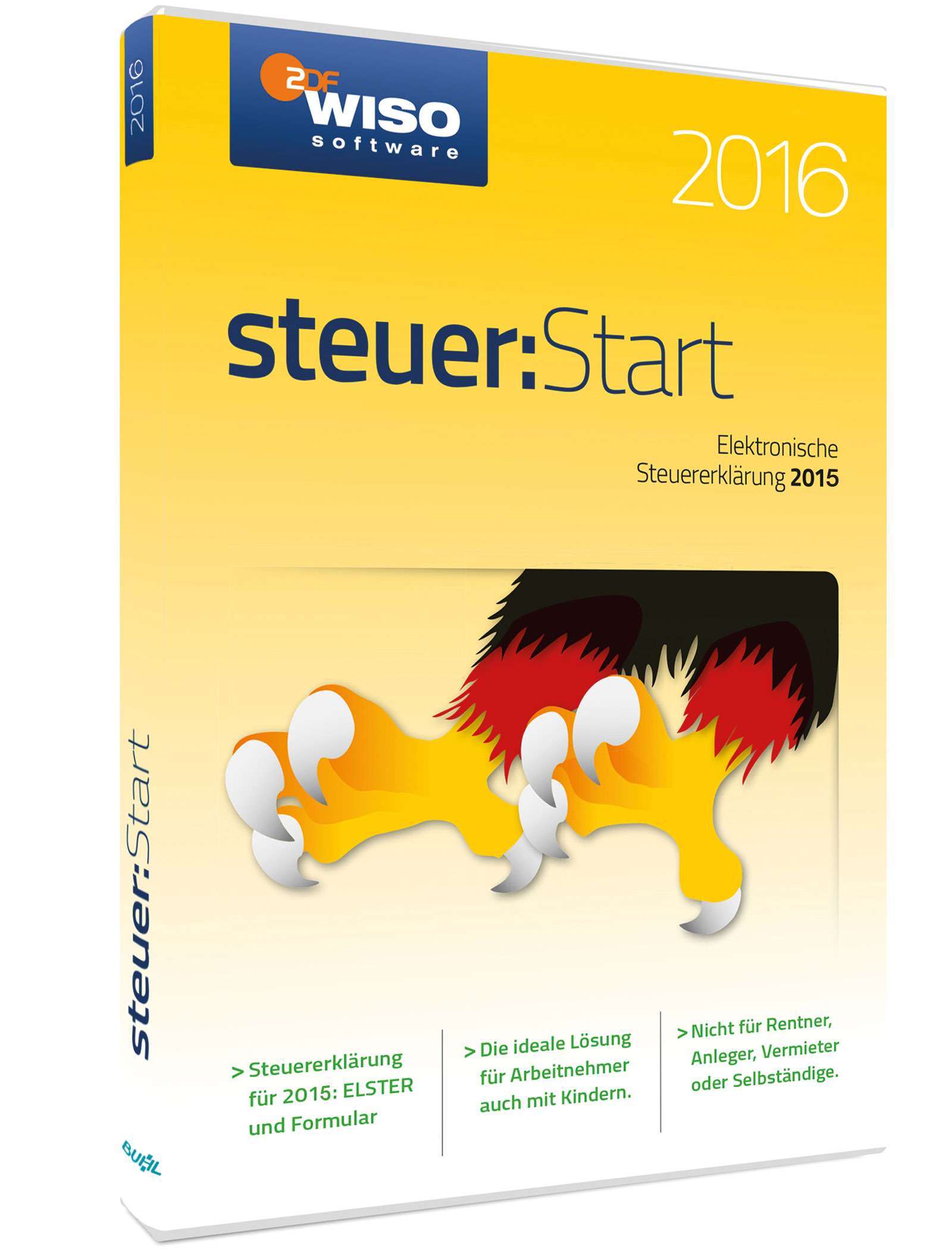 Hauptbild des Produkts: WISO steuer:Start 2016 (für Steuerjahr 2015)