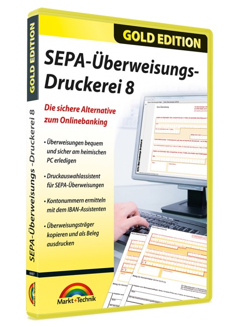 Hauptbild des Produkts: SEPA Überweisungs Druckerei 8