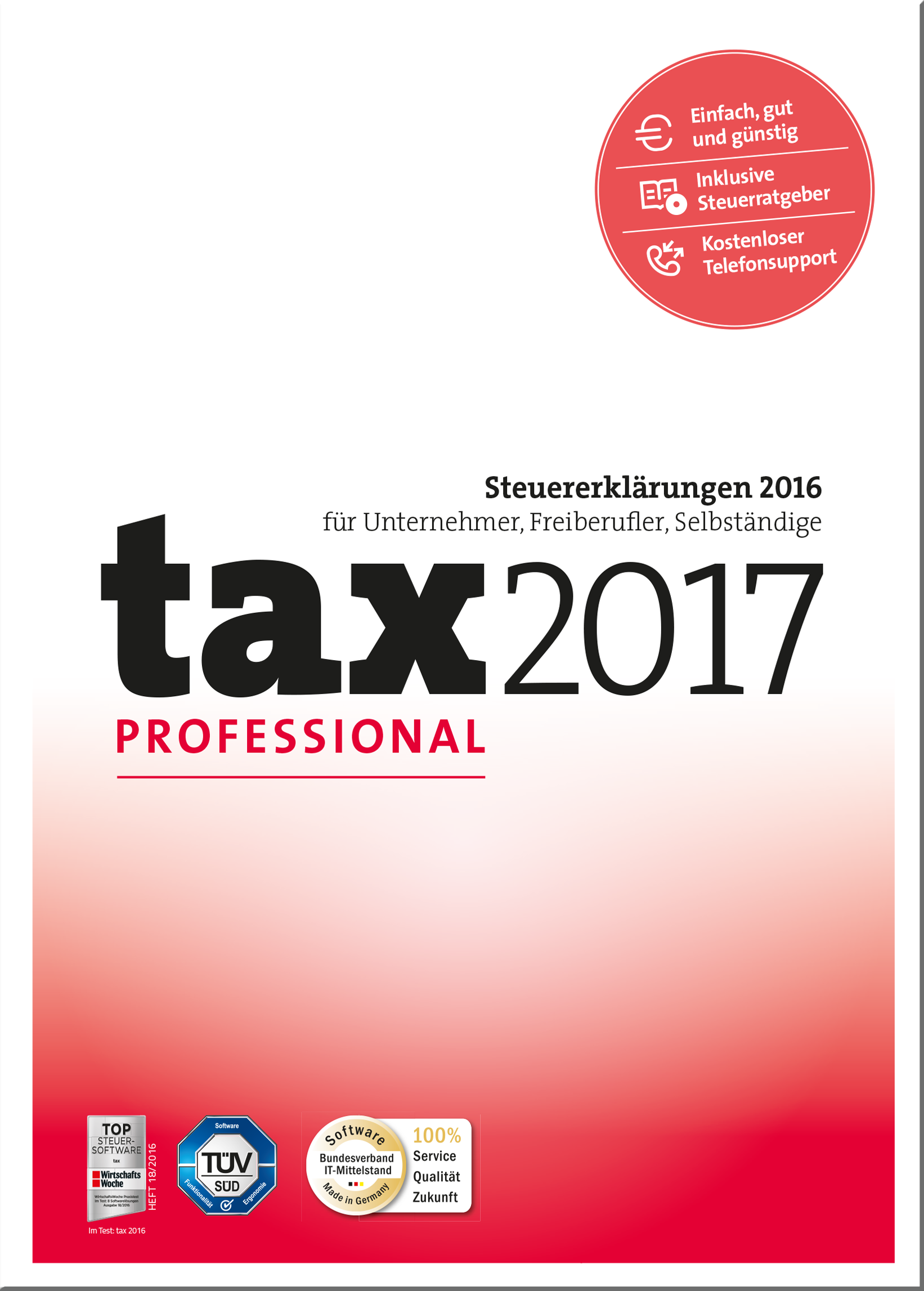 Hauptbild des Produkts: tax 2017 Professional