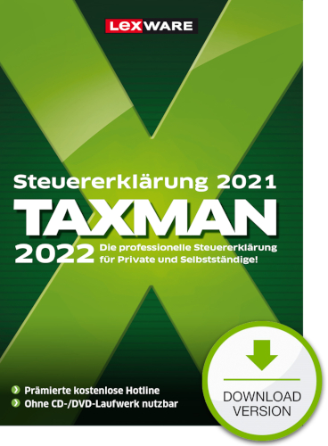 Hauptbild des Produkts: TAXMAN 2022 (für Steuerjahr 2021)