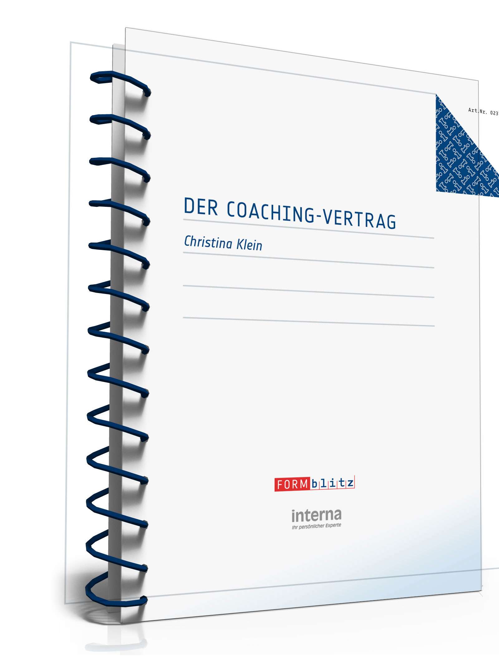 Hauptbild des Produkts: Der Coaching-Vertrag