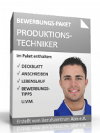 Bewerbungs-Paket Produktionstechniker 