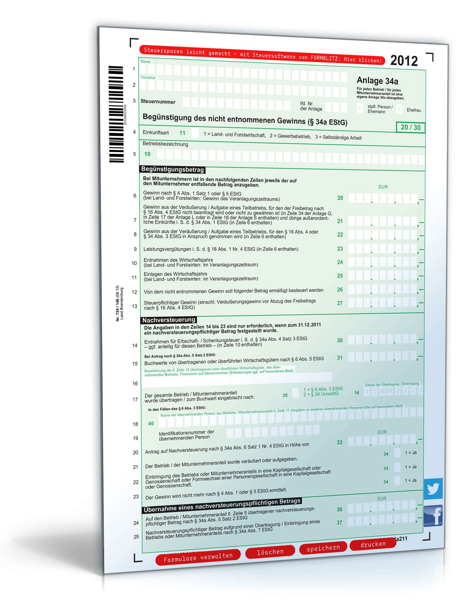 Anlage 34a 2012  Formular zum Download