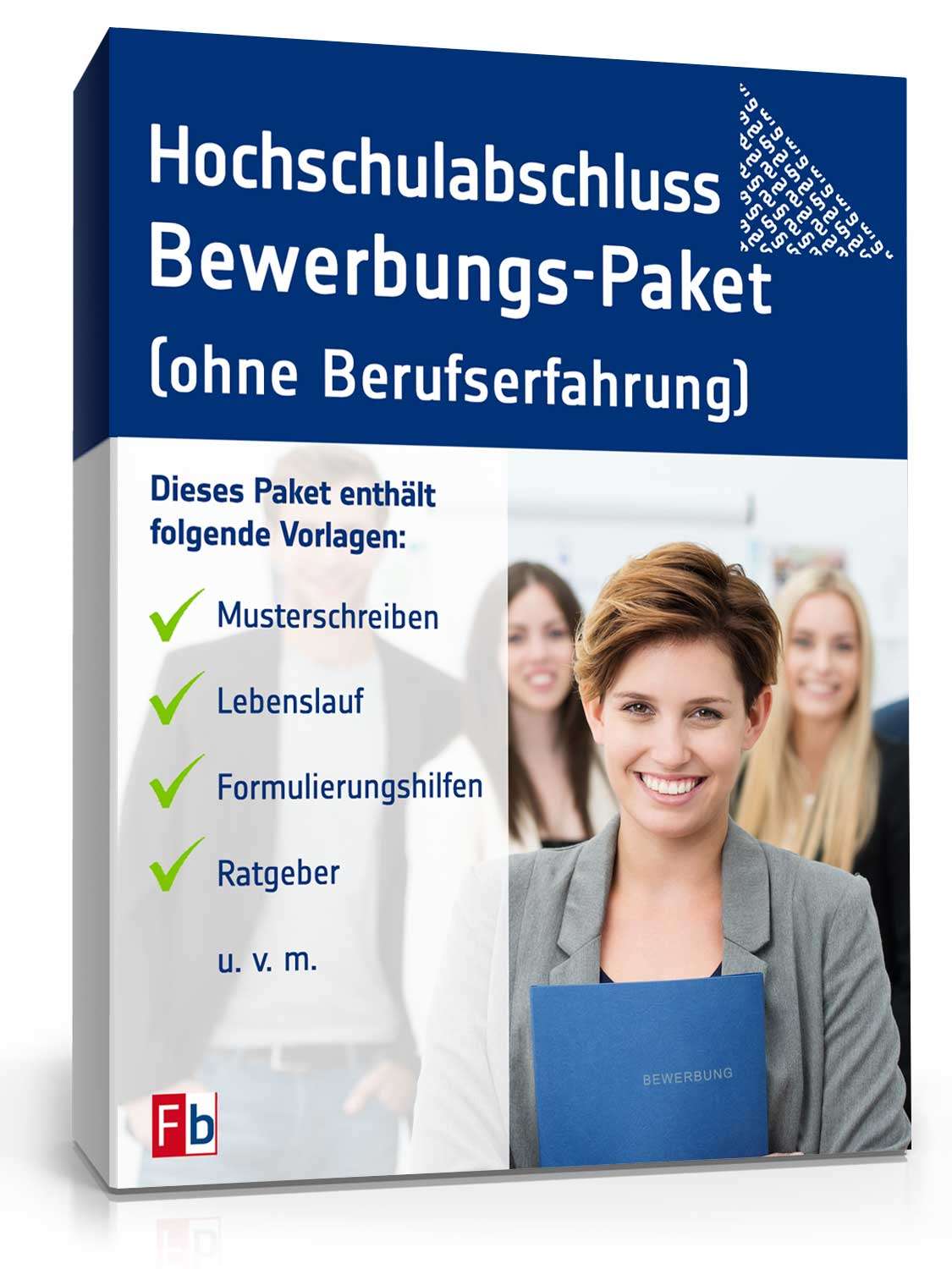 Hauptbild des Produkts: Hochschulabschluss Bewerbungs-Paket ohne Berufserfahrung