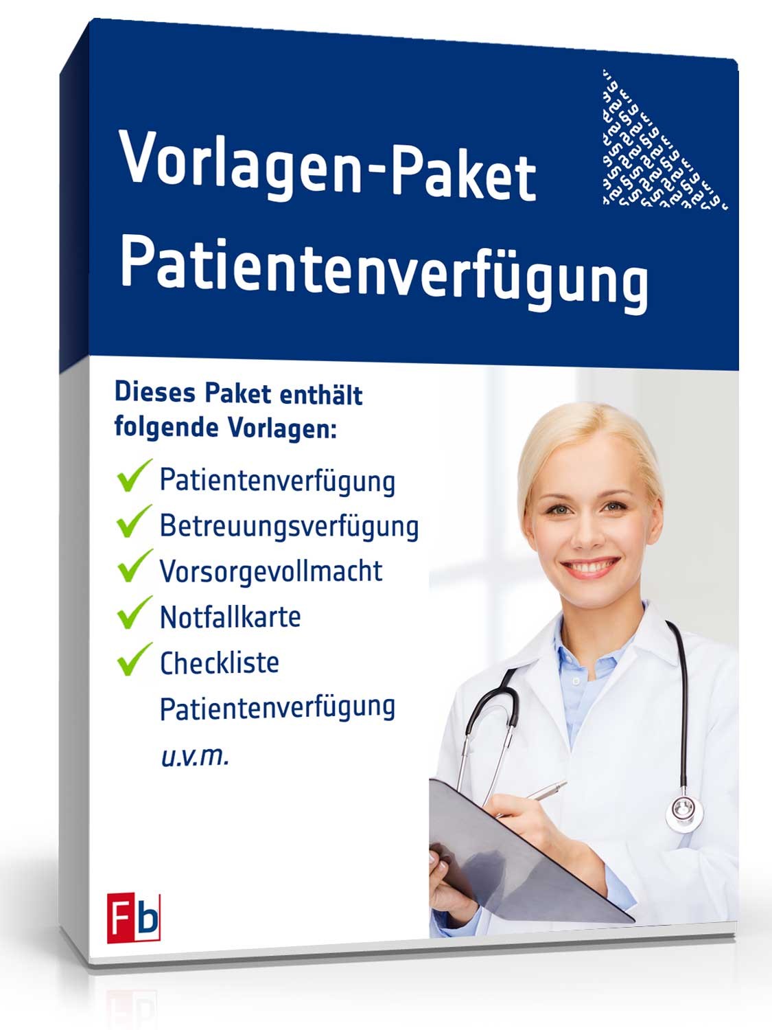 Hauptbild des Produkts: Vorlagen-Paket Patientenverfügung