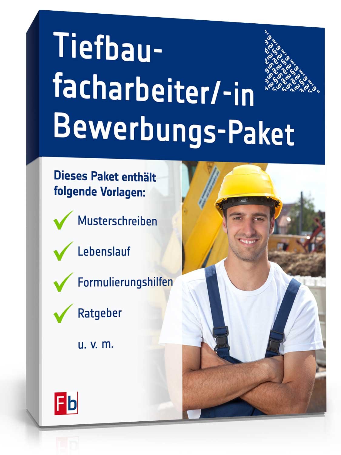 Hauptbild des Produkts: Bewerbungs-Paket Tiefbaufacharbeiter 