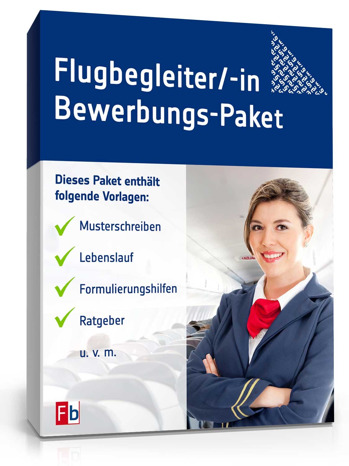 Hauptbild des Produkts: Bewerbungs-Paket Flugbegleiterin 