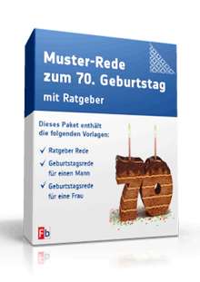 Hauptbild des Produkts: Musterrede 70. Geburtstag 