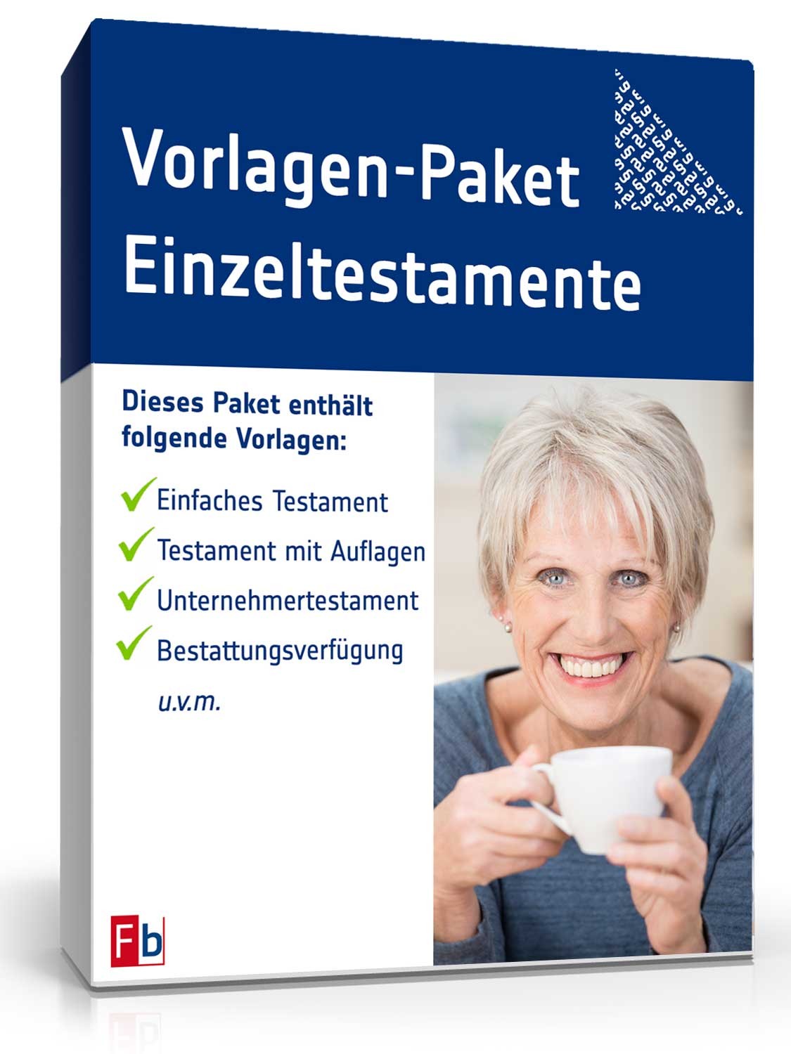 Hauptbild des Produkts: Vorlagen-Paket Einzeltestamente