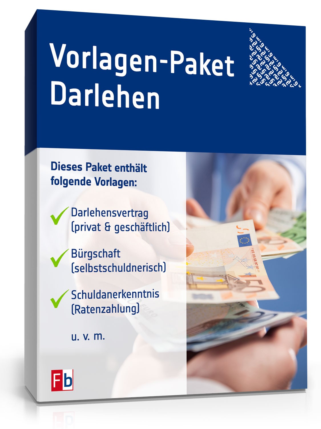 Hauptbild des Produkts: Vorlagen-Paket Darlehen