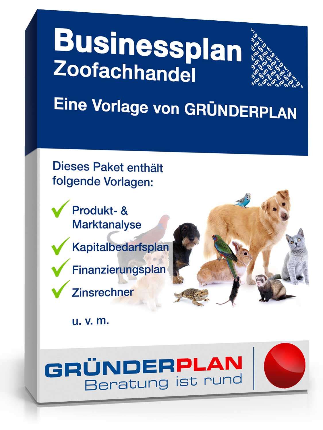 Hauptbild des Produkts: Businessplan Zoofachhandel von Gründerplan