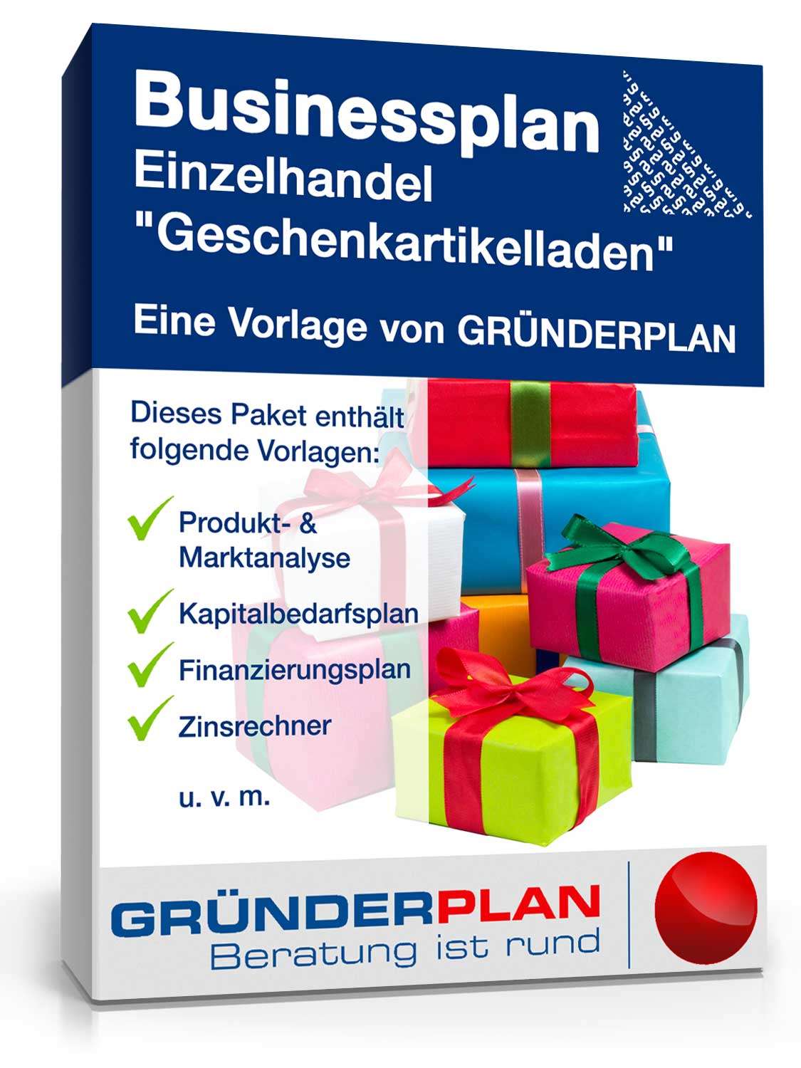 Hauptbild des Produkts: Businessplan Geschenkartikelladen von Gründerplan
