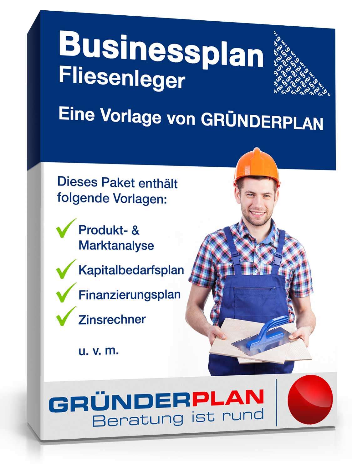Hauptbild des Produkts: Businessplan Fliesenleger von Gründerplan