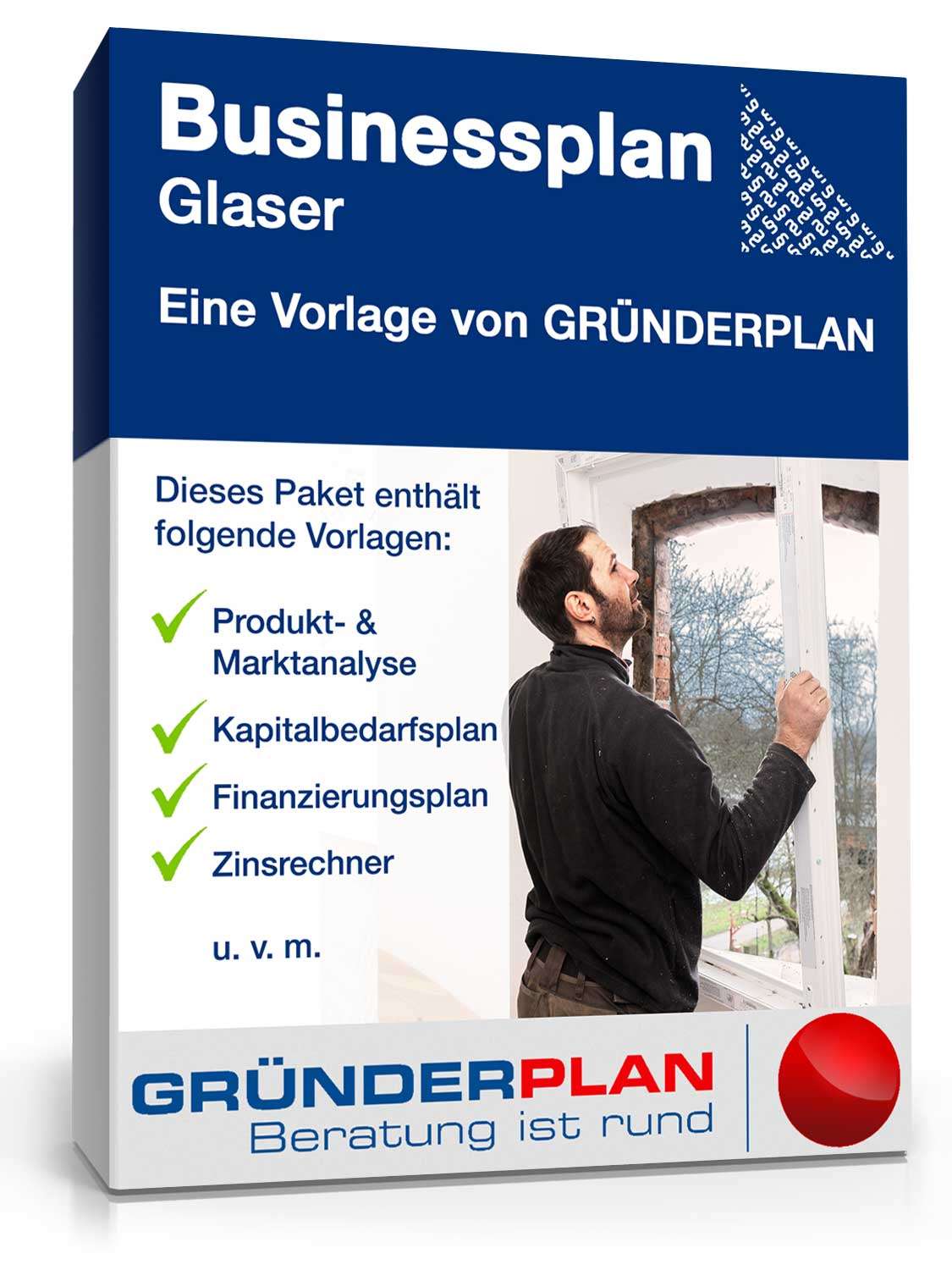 Hauptbild des Produkts: Businessplan Glaser von Gründerplan