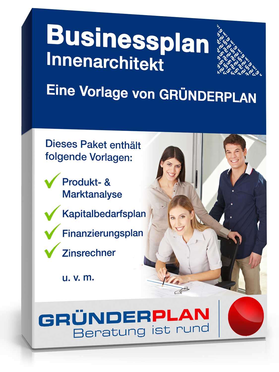 Hauptbild des Produkts: Businessplan Innenarchitekt von Gründerplan