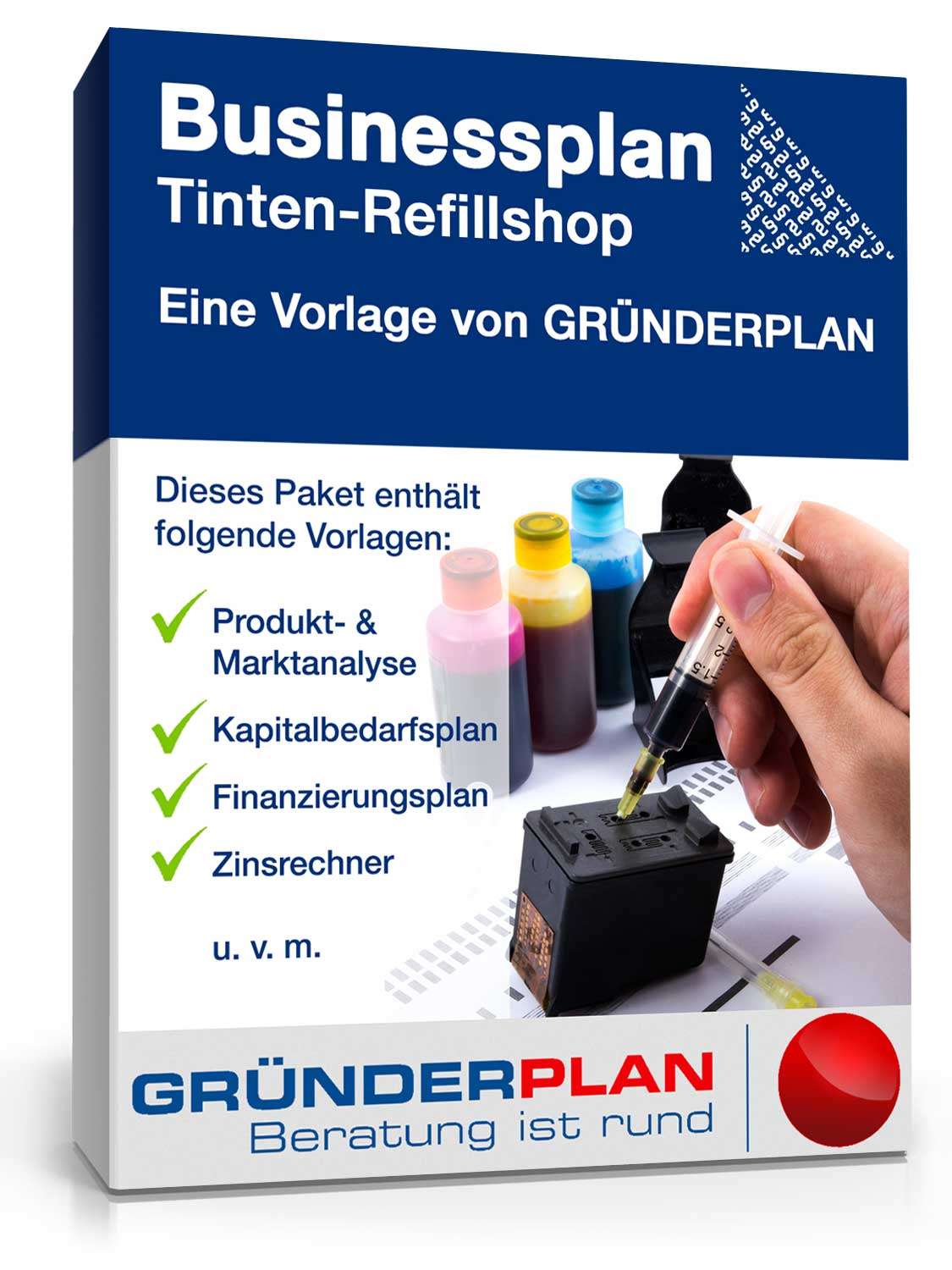 Hauptbild des Produkts: Businessplan Tinten-Refillshop von Gründerplan