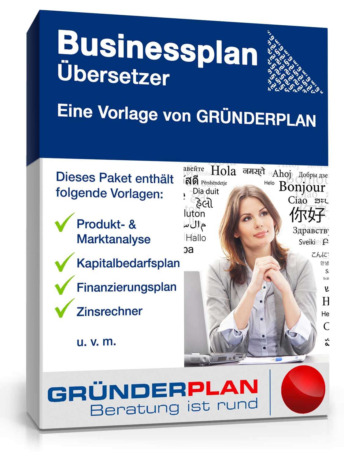 Hauptbild des Produkts: Businessplan Übersetzer von Gründerplan
