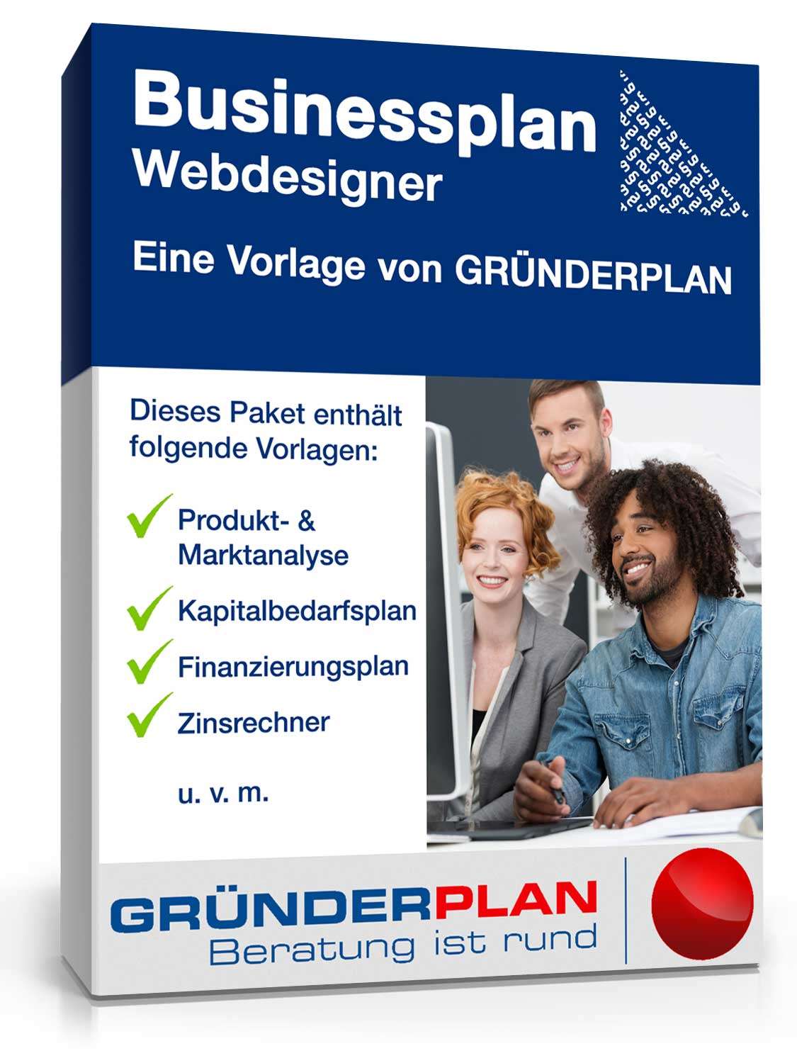 Hauptbild des Produkts: Businessplan Webdesigner von Gründerplan