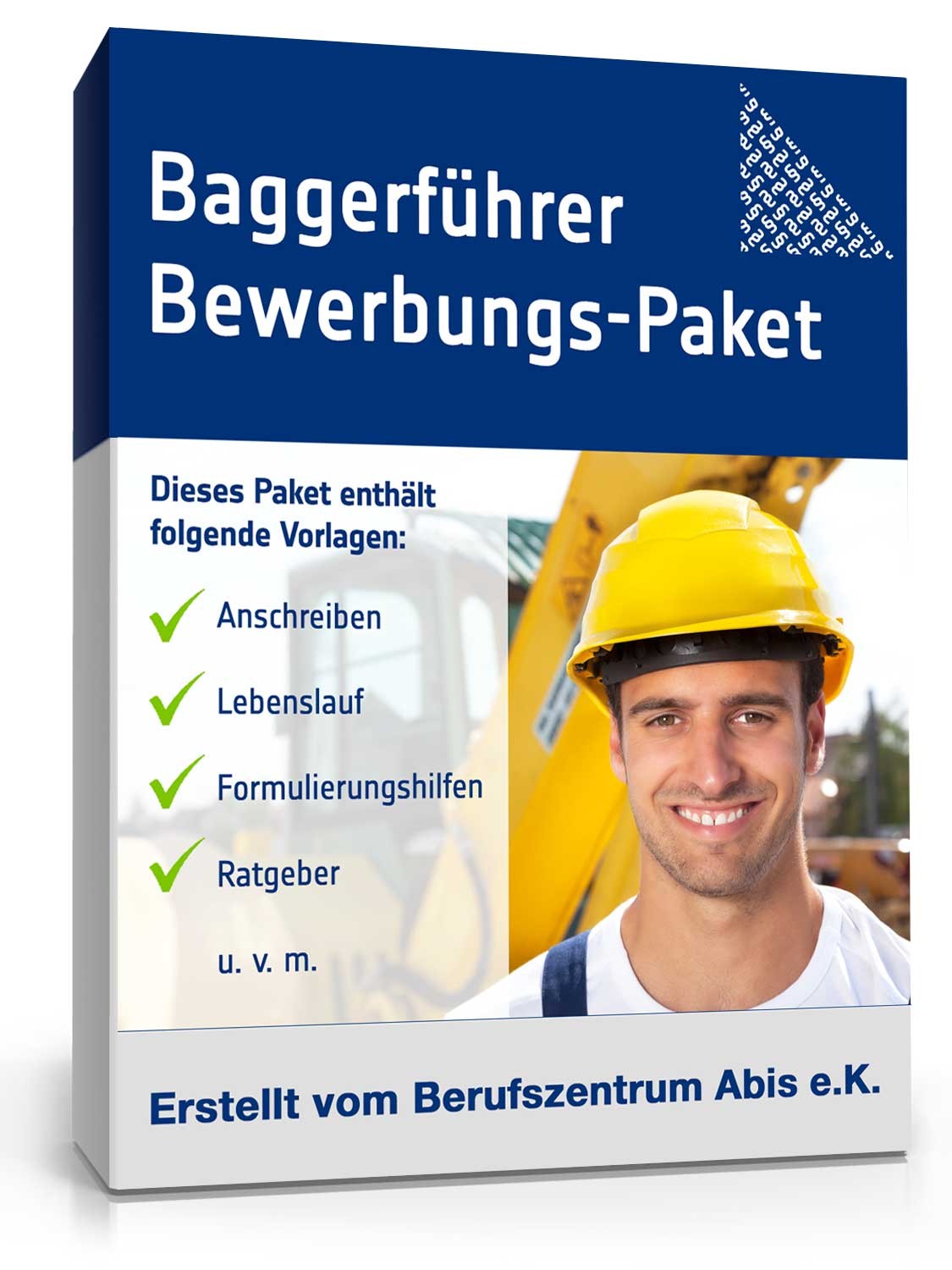 Hauptbild des Produkts: Bewerbungs-Paket Baggerführer