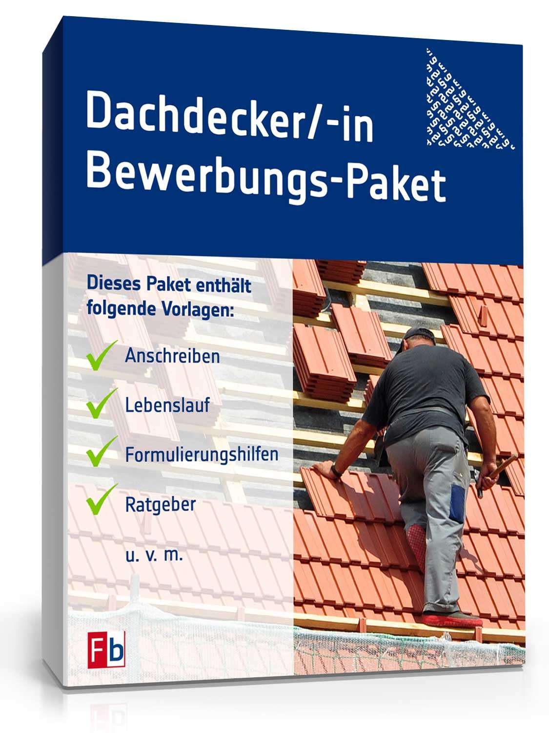 Hauptbild des Produkts: Bewerbungs-Paket Dachdecker