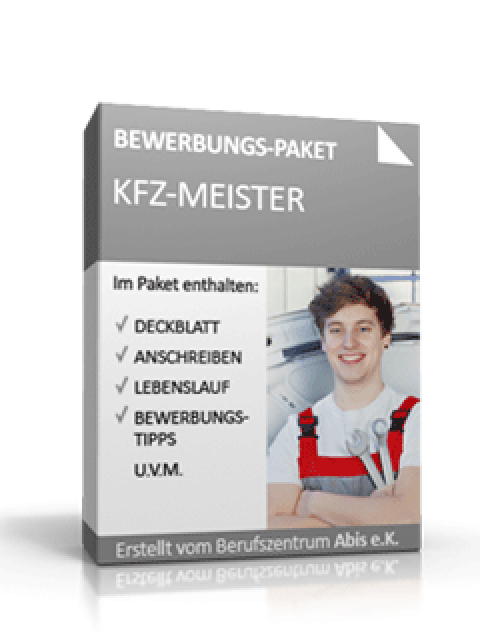 Hauptbild des Produkts: Bewerbungs-Paket Kfz-Meister 