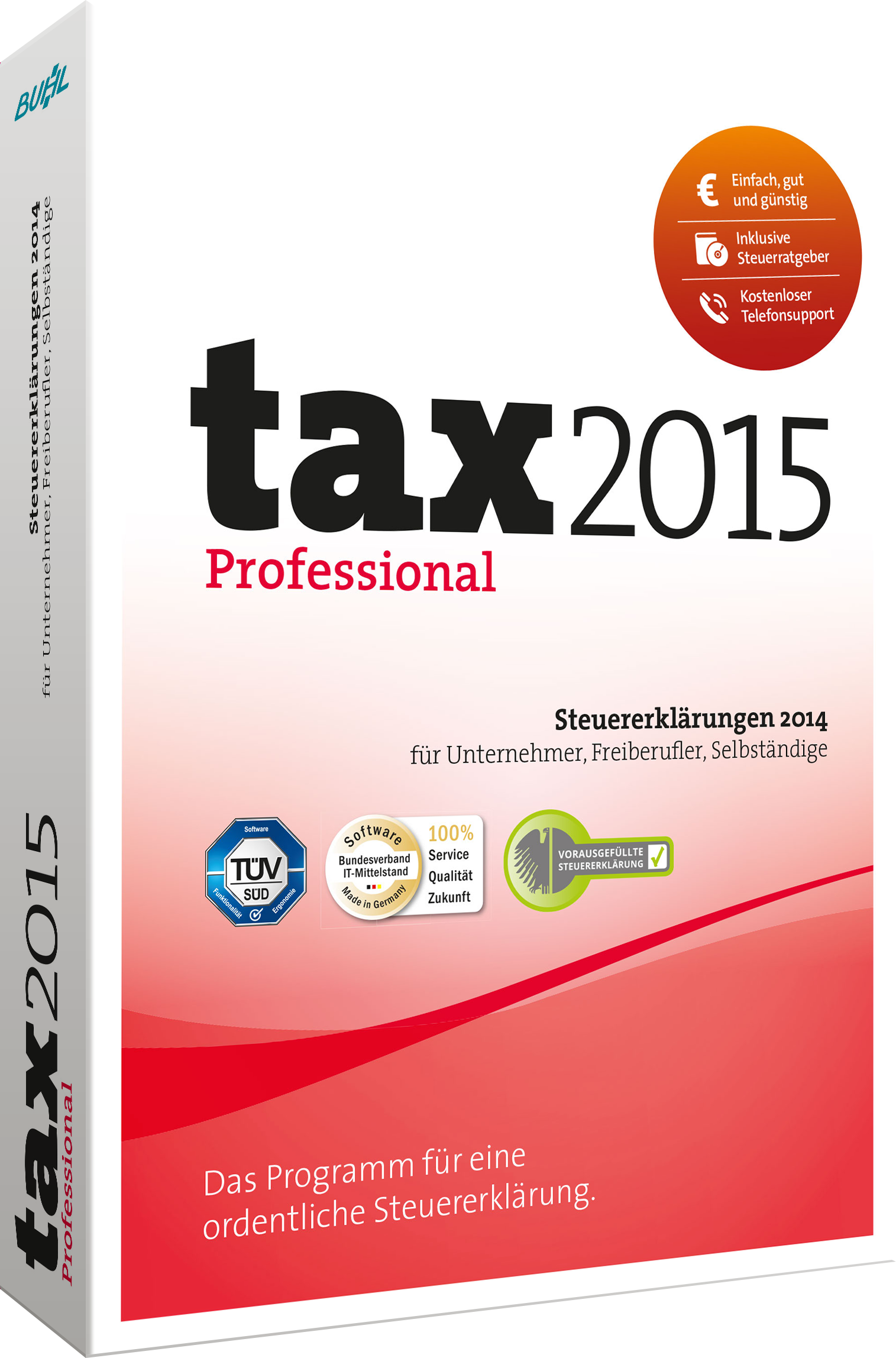 Hauptbild des Produkts: tax 2015 Professional