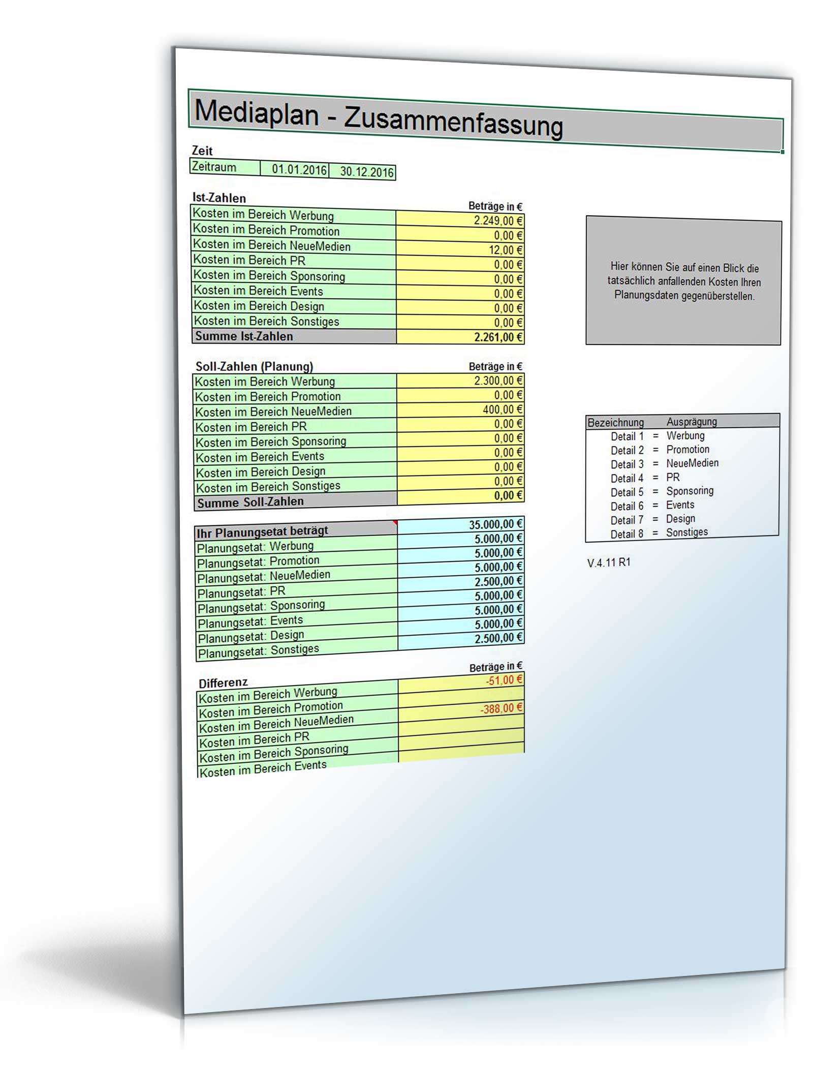 Hauptbild des Produkts: Mediaplan 2016 PRO