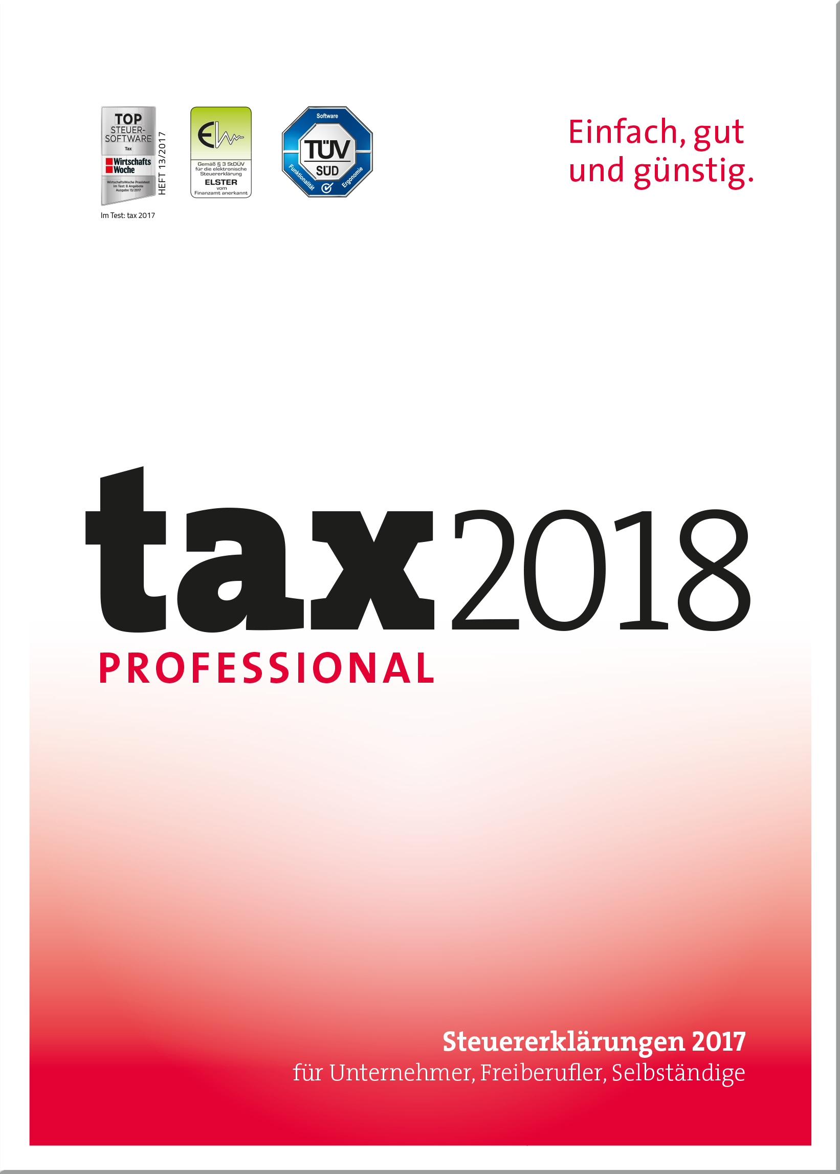 Hauptbild des Produkts: tax 2018 Professional