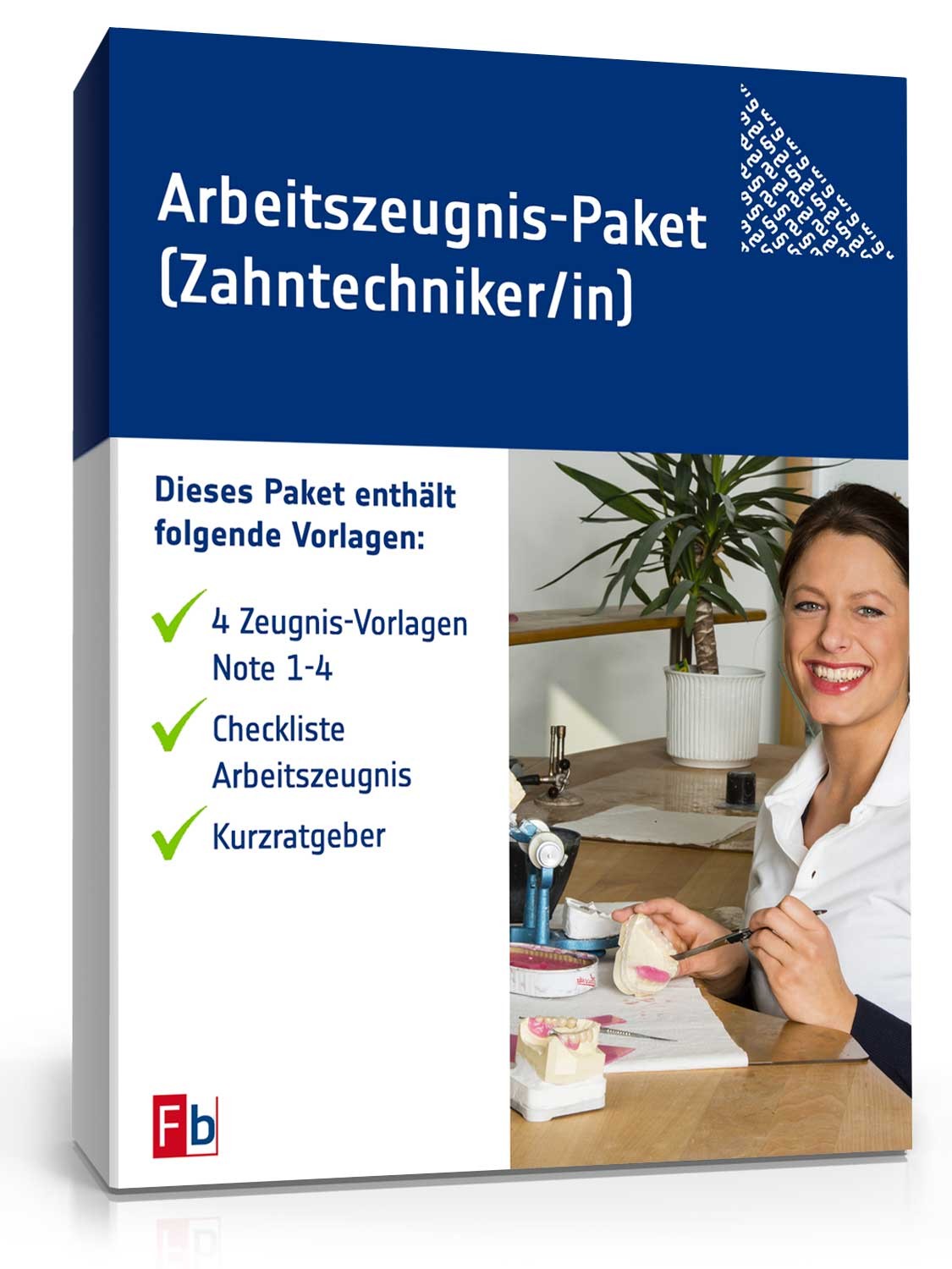 Hauptbild des Produkts: Arbeitszeugnis Zahntechniker