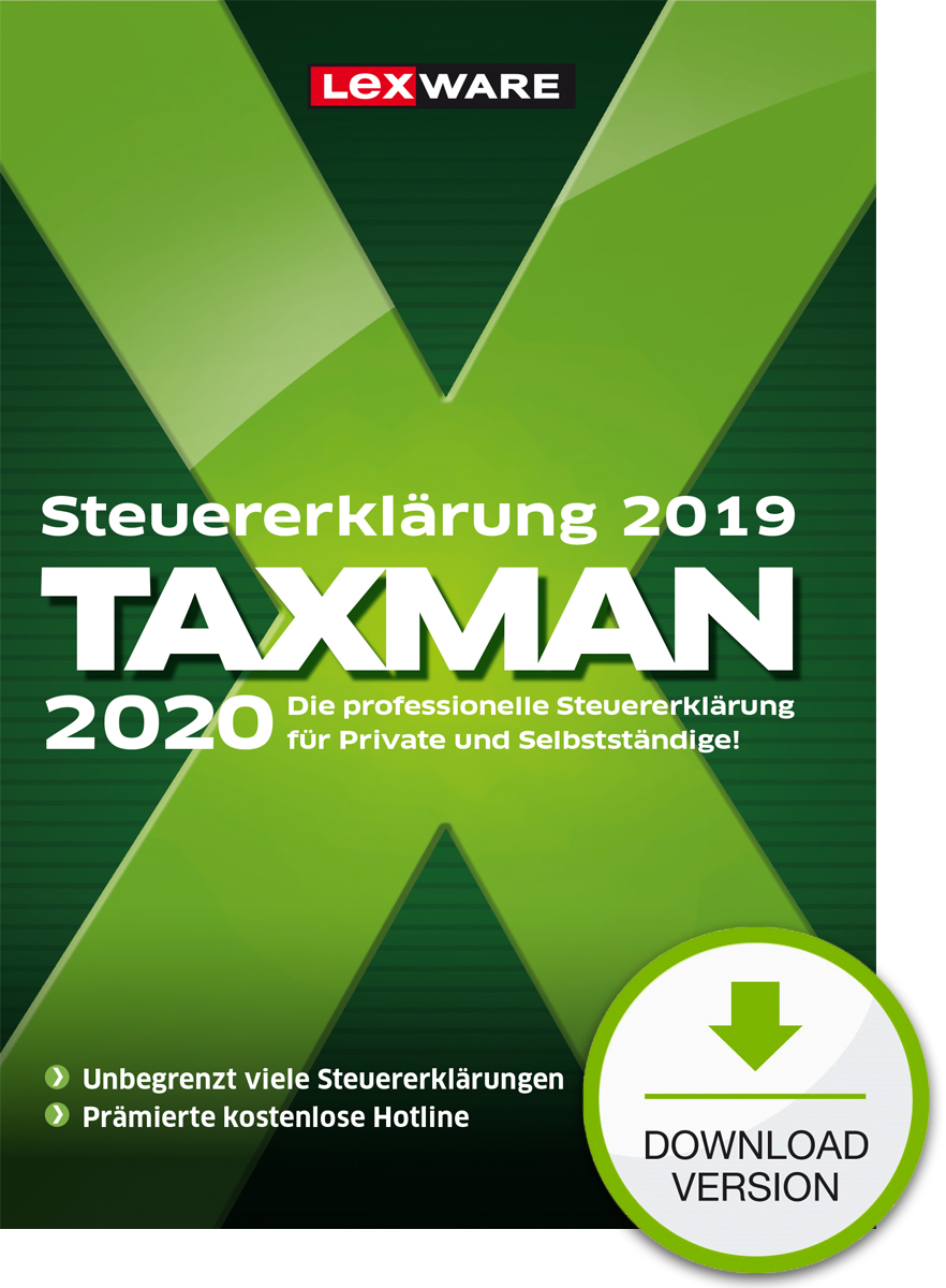 Hauptbild des Produkts: TAXMAN 2020 (für Steuerjahr 2019)