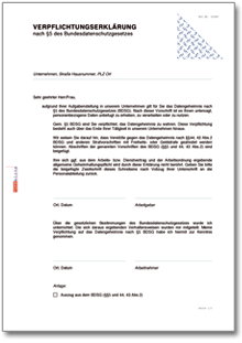 Datenschutzvereinbarung Home-Office Dokument zum Download