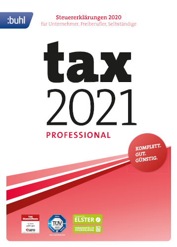 Hauptbild des Produkts: Tax 2021 Professional (für Steuerjahr 2020)