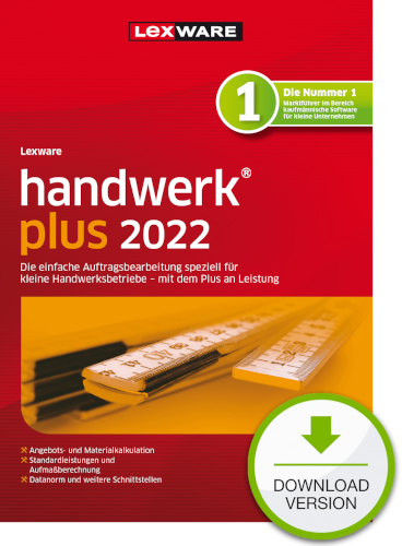 Lexware handwerk plus 2022 - Abo Version Dokument zum Download