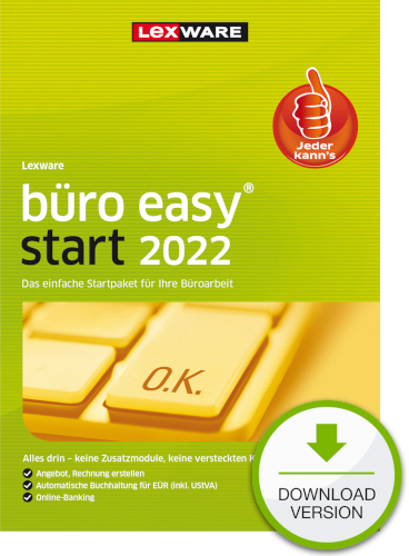 Lexware büro easy start 2022 - Abo Version Dokument zum Download