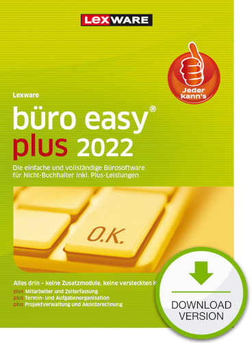 Lexware büro easy plus 2022 - Abo Version Dokument zum Download