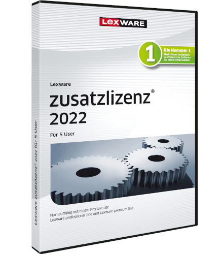 Lexware Zusatzlizenz pro & premium Abo Version 2022 - 5 User Dokument zum Download