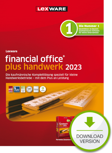 Lexware financial office plus handwerk 2023 - Abo Version Dokument zum Download