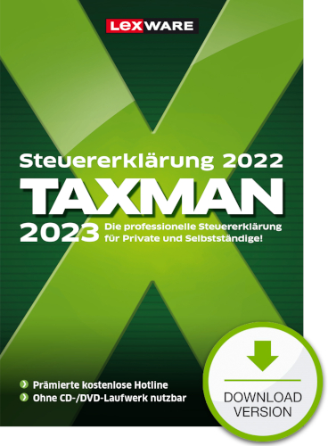 Hauptbild des Produkts: TAXMAN 2023 (für Steuerjahr 2022)