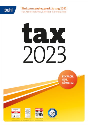 Hauptbild des Produkts: tax 2023 (für Steuerjahr 2022)