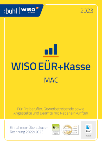 Hauptbild des Produkts: WISO eür+kasse:Mac 2023