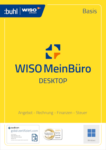 Hauptbild des Produkts: WISO Mein Büro Desktop Basis 365